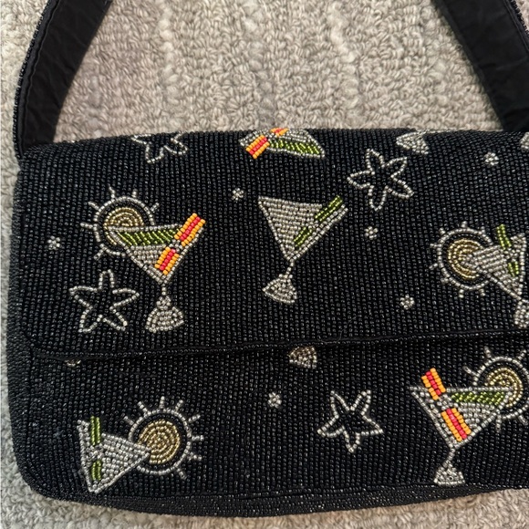 VIRAL Beaded cocktail Shoulder Bag with Cocktail Design Marshalls - Picture 2 of 3
